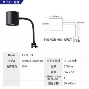 T90 RGB MINI SPOT - 画像 (9)