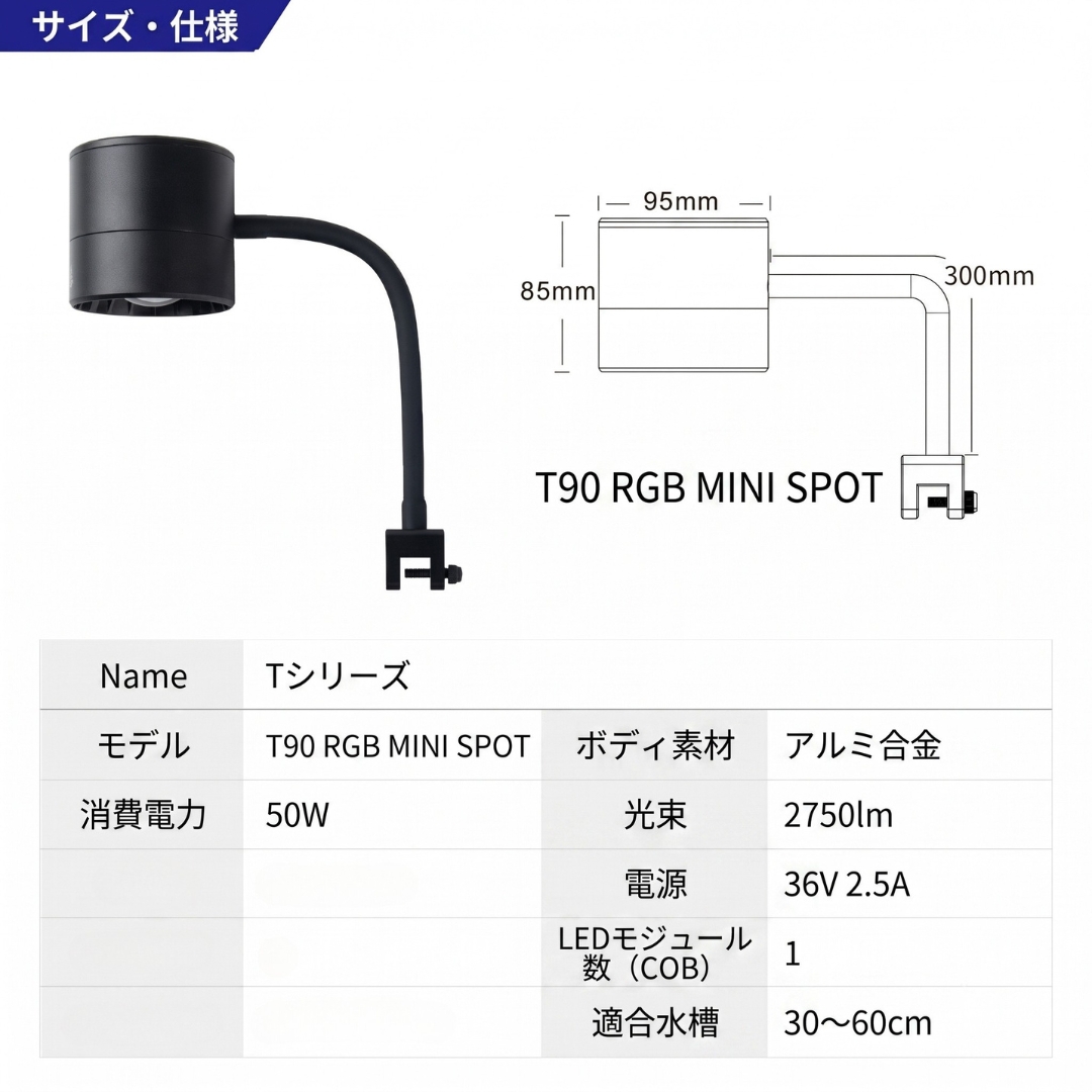 T90 RGB MINI SPOT - 画像 (9)